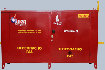 Газораспределительная станция с узлом учета расхода газа и коррекцией по температуре и давлению GSA-1000MT